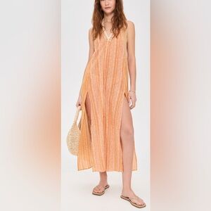 Poupette St. Barth Nava stripe coverup